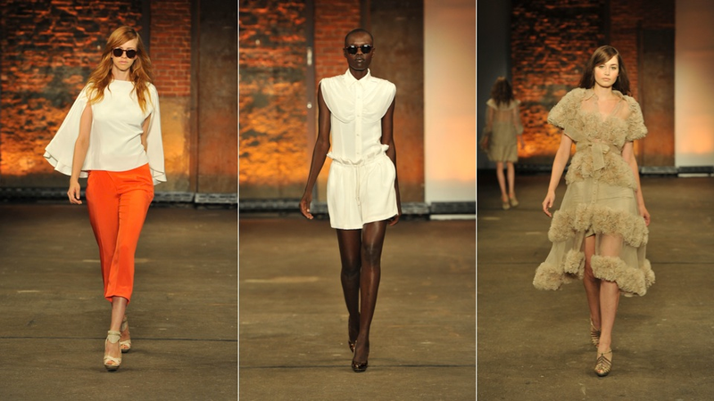 Illustration for article titled Christian Siriano Shows Dramatic Dresses & Gorgeous Gowns For Spring 2012